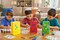 Paper Bags, 10" x 5" x 3", Assorted Colors, (Pack of 12) – Classroom Crafts, Party Favor & Gift Bags